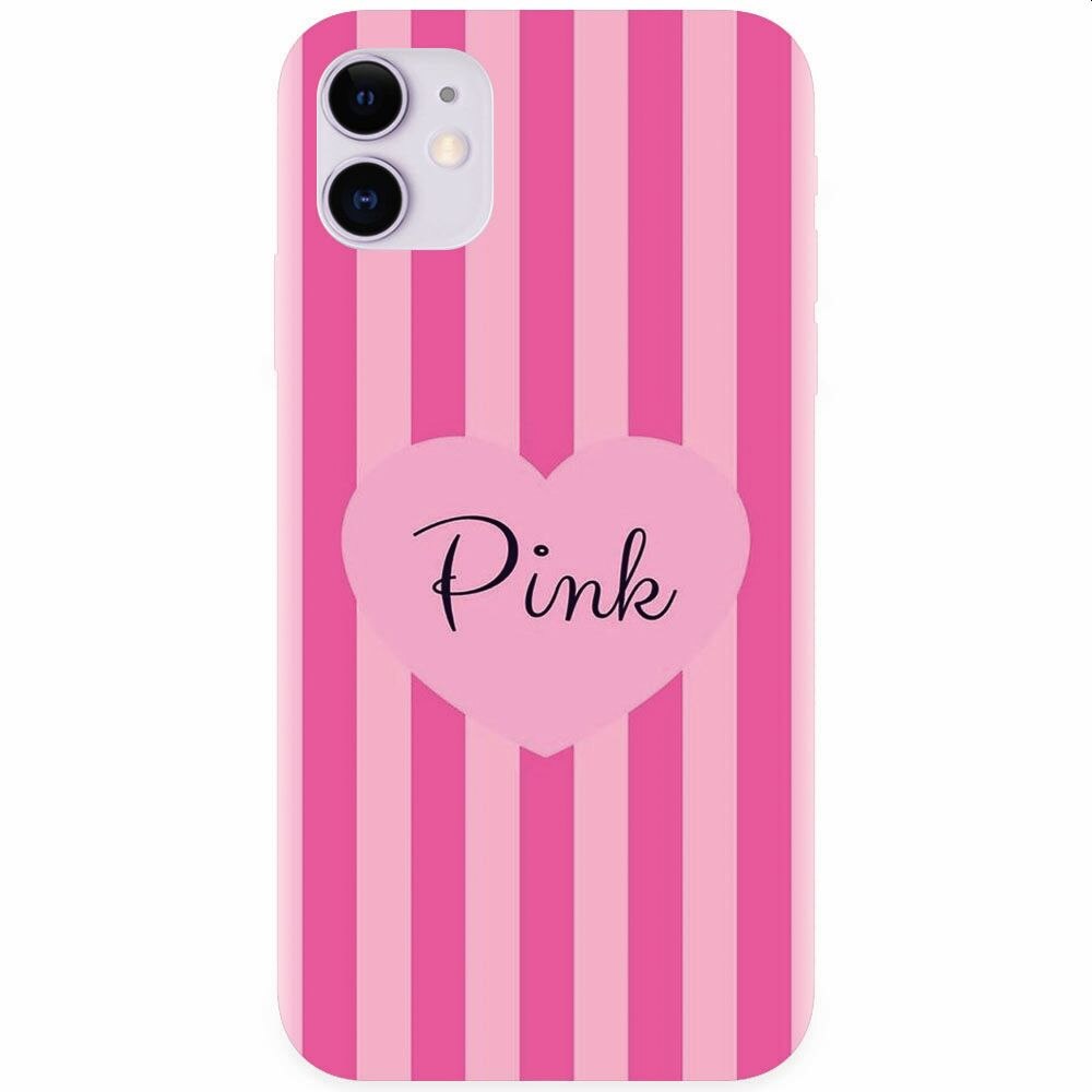 Husa silicon pentru Apple Iphone 11, Pink
