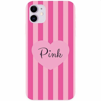 Husa silicon pentru Apple Iphone 11, Pink Husa silicon pentru Apple Iphone 11, Pink