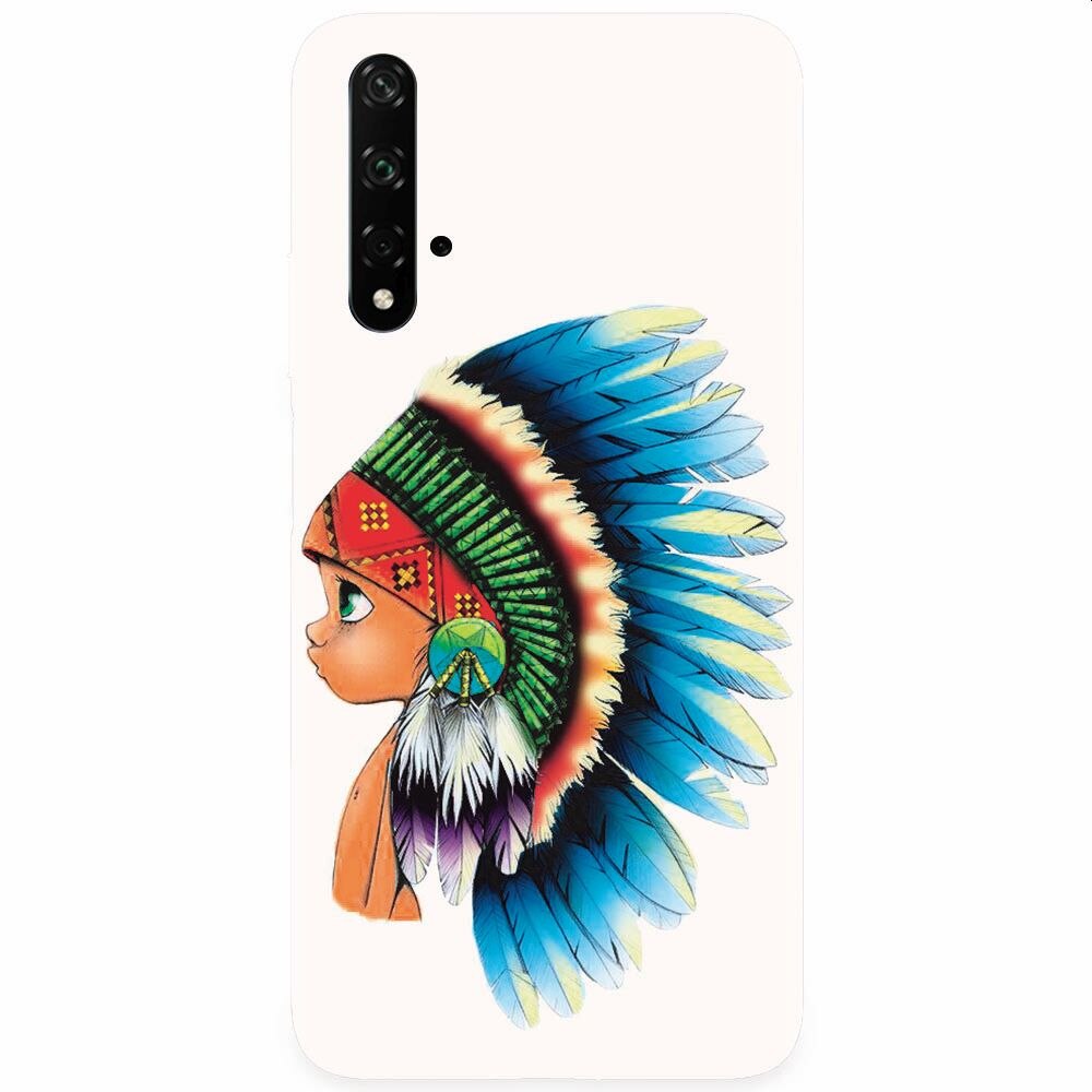 Husa silicon pentru Honor 20, Indian Boy