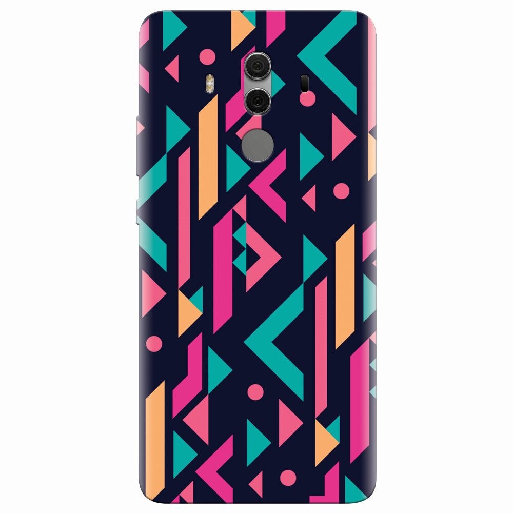 Husa silicon pentru Huawei Mate 10 Pro, Alien Geometrics