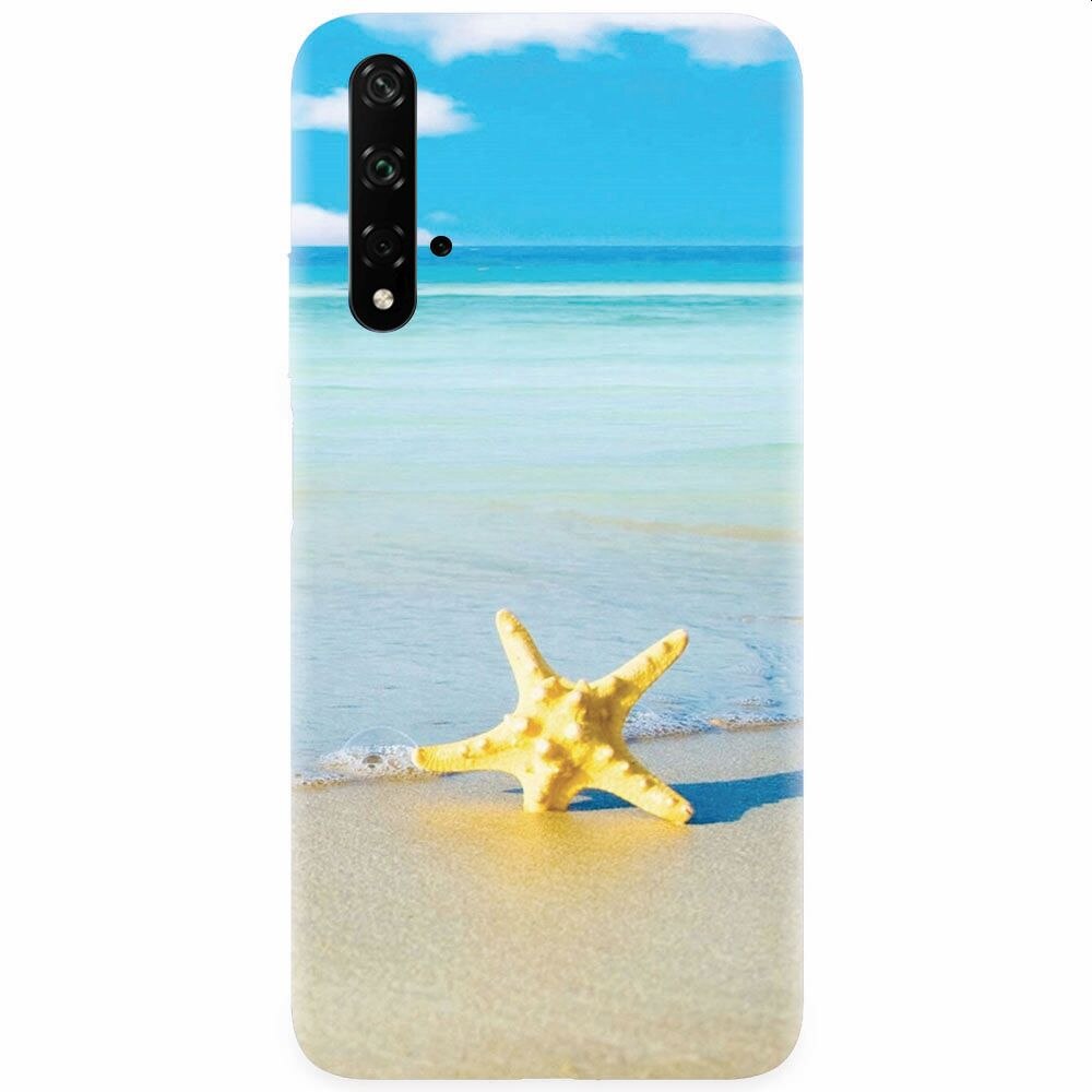 Husa silicon pentru Honor 20, Starfish Beach