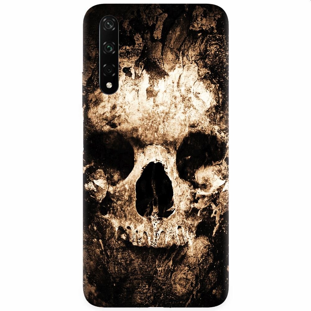 Husa silicon pentru Honor 20, Zombie Skull