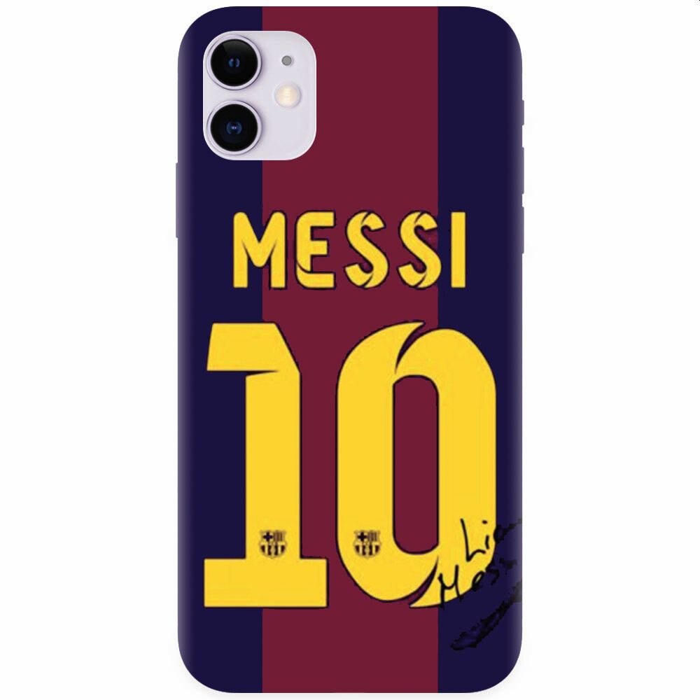 Husa silicon pentru Apple Iphone 11, Messi 0