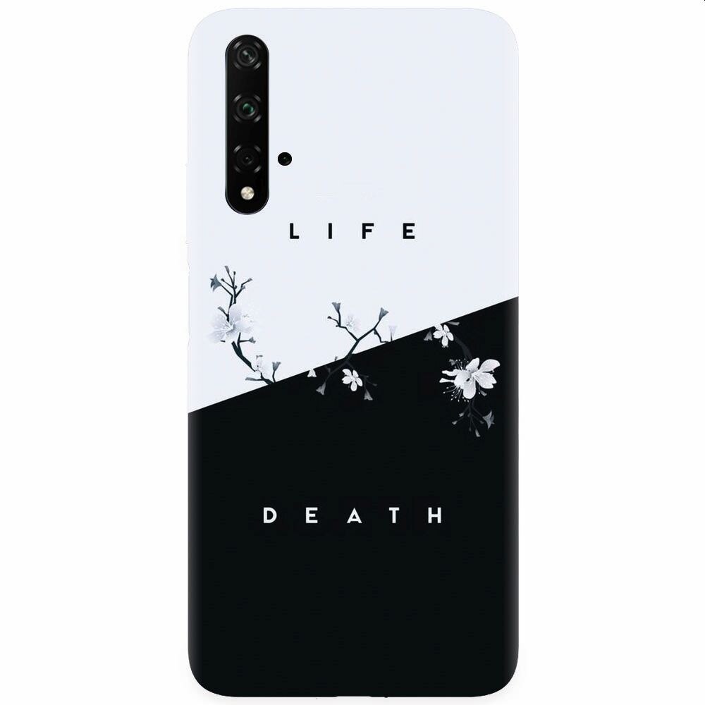 Husa silicon pentru Honor 20, Life Vs Death