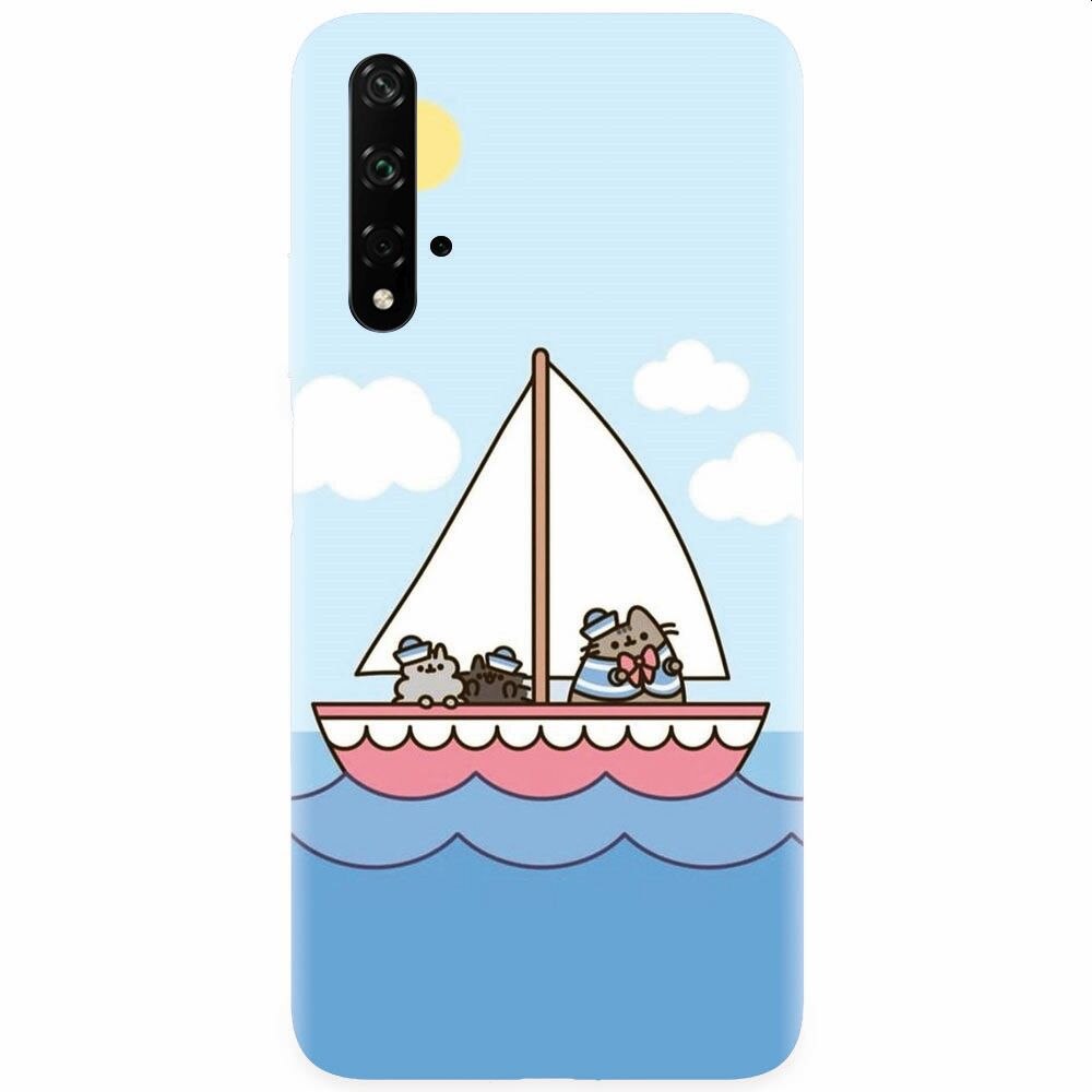 Husa silicon pentru Honor 20, Happy Sailors