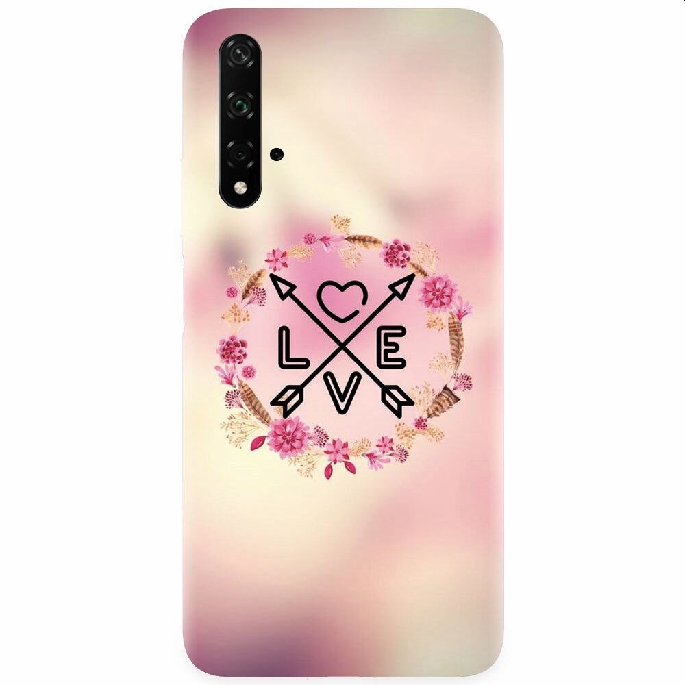 Husa silicon pentru Honor 20, Love Arrow