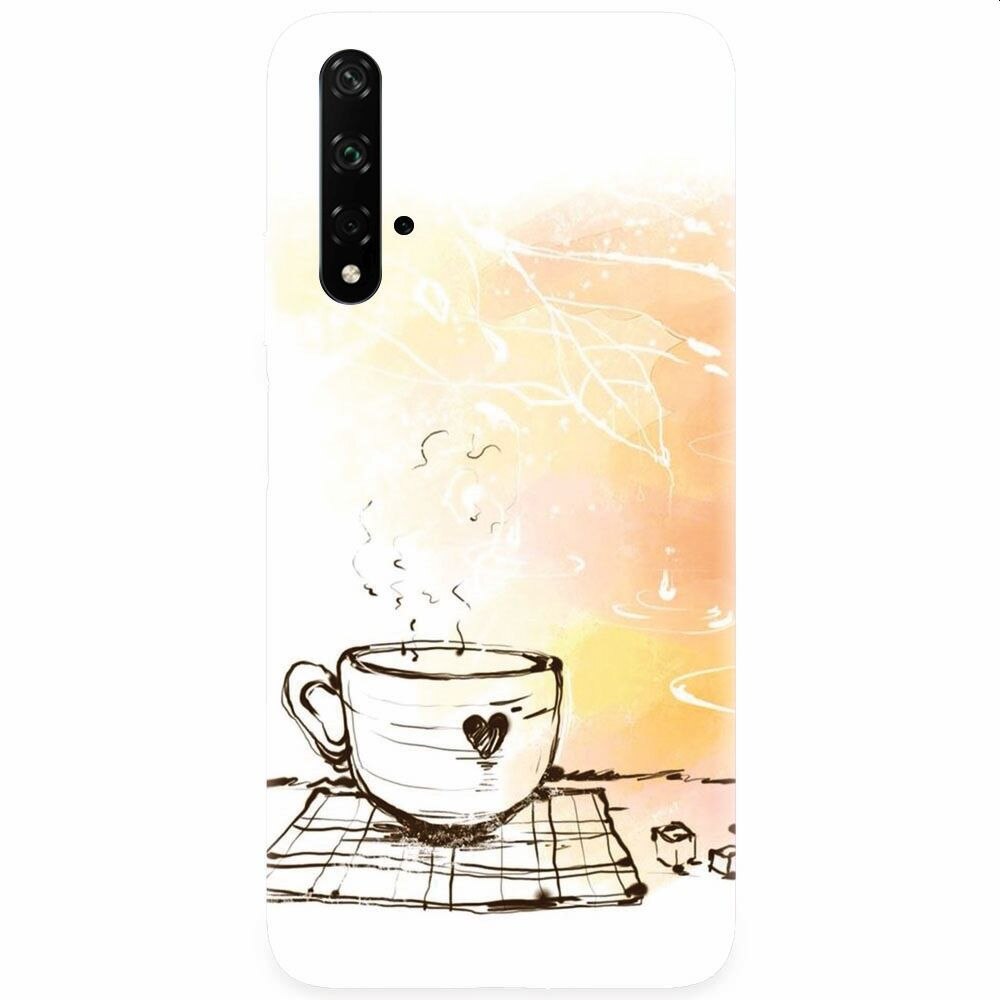 Husa silicon pentru Honor 20, Coffe Love