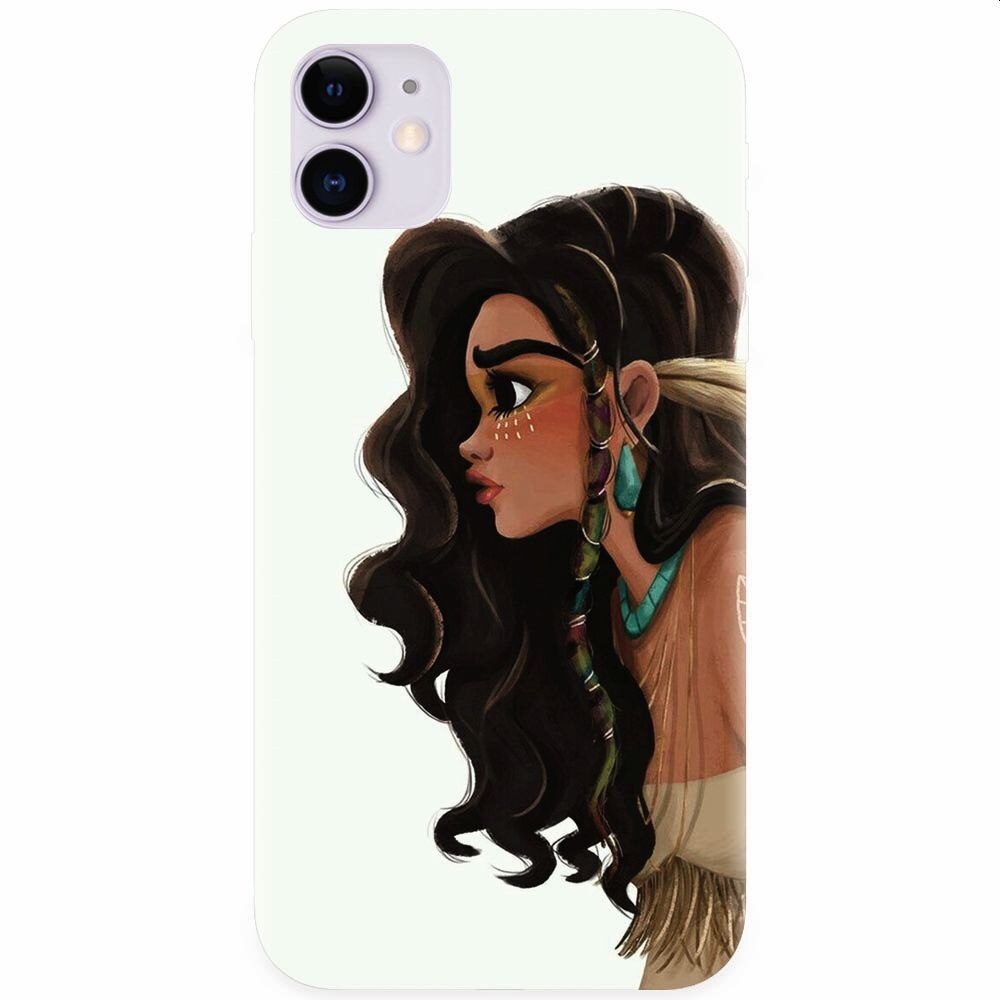 Husa silicon pentru Apple Iphone 11, Indian Girl