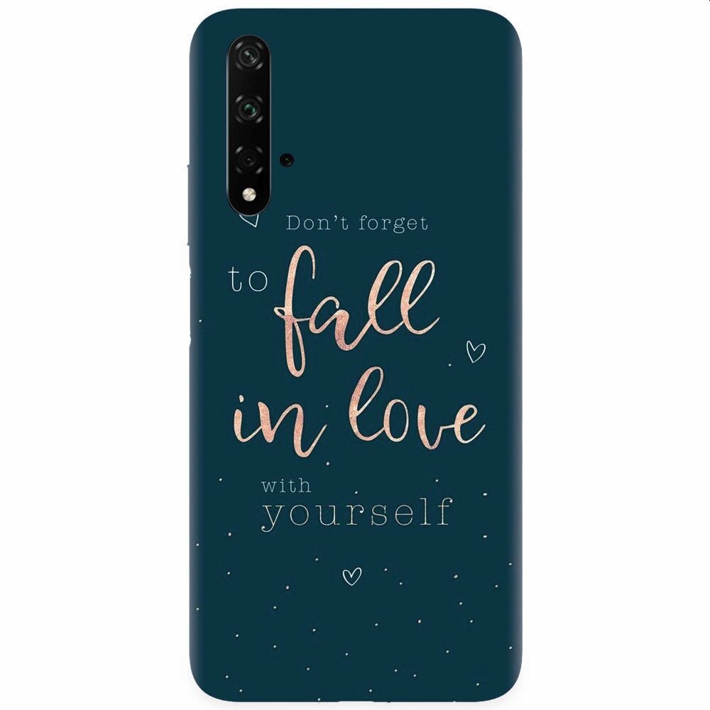 Husa silicon pentru Honor 20, Fall In Love