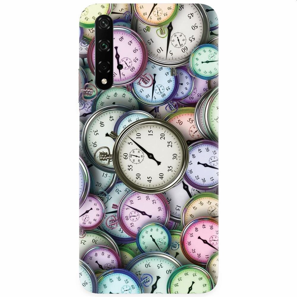 Husa silicon pentru Honor 20, Clocks