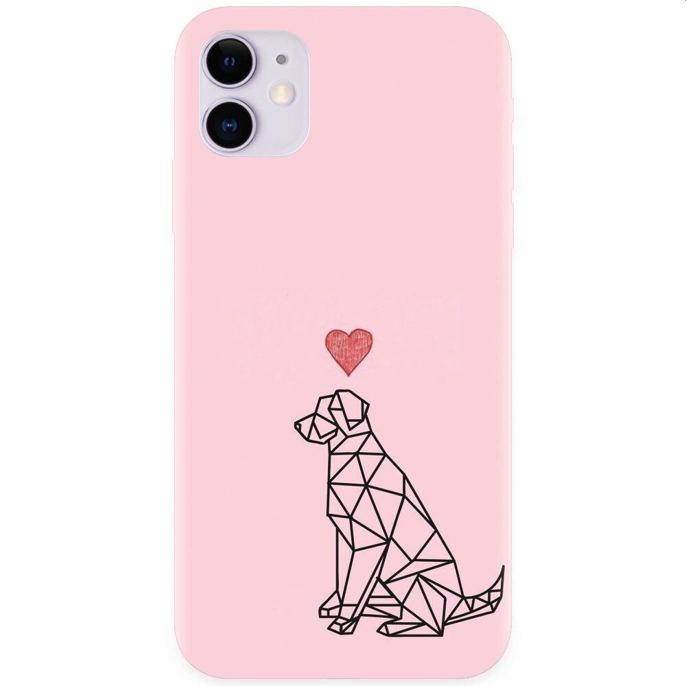 Husa silicon pentru Apple Iphone 11, Love Dog