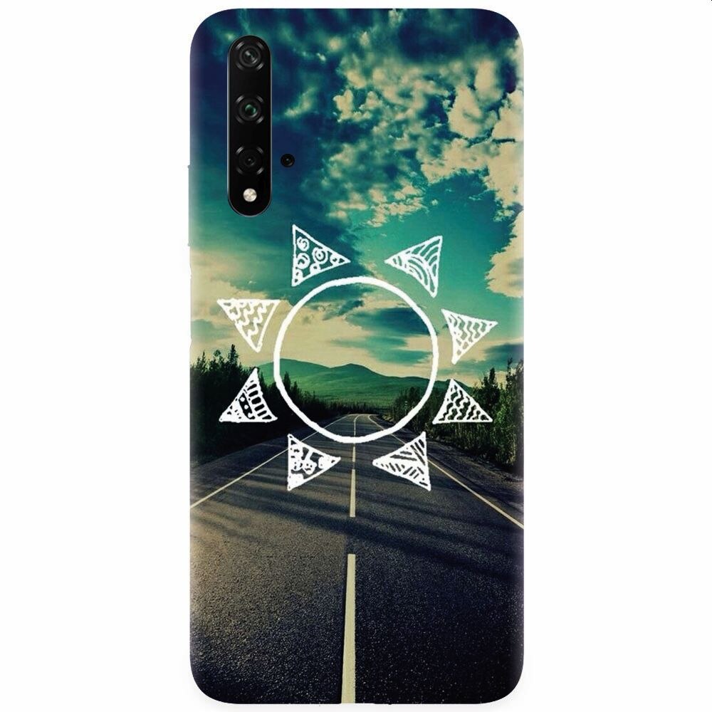 Husa silicon pentru Honor 20, Sun On The Road
