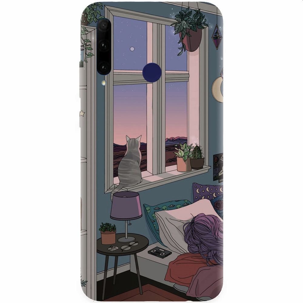 Husa silicon pentru Honor 20 Lite, Girl Room