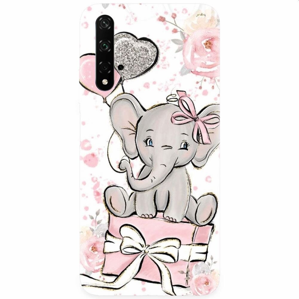 Husa silicon pentru Honor 20, Elefant