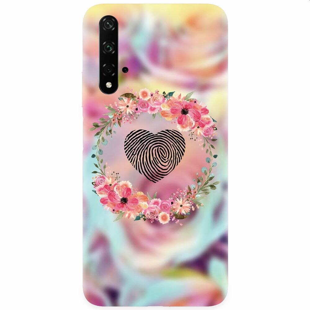 Husa silicon pentru Honor 20, Fingerprint