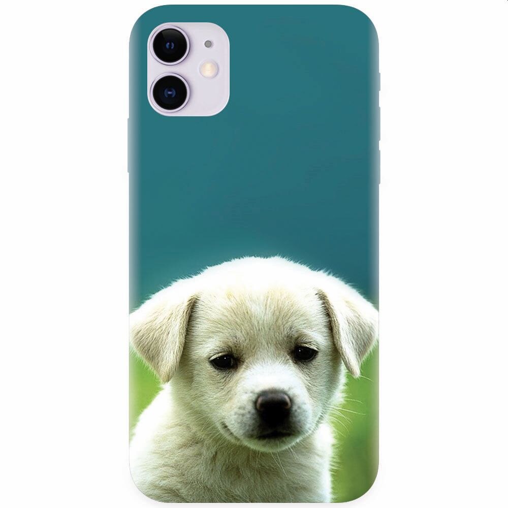 Husa silicon pentru Apple Iphone 11, Puppy Style