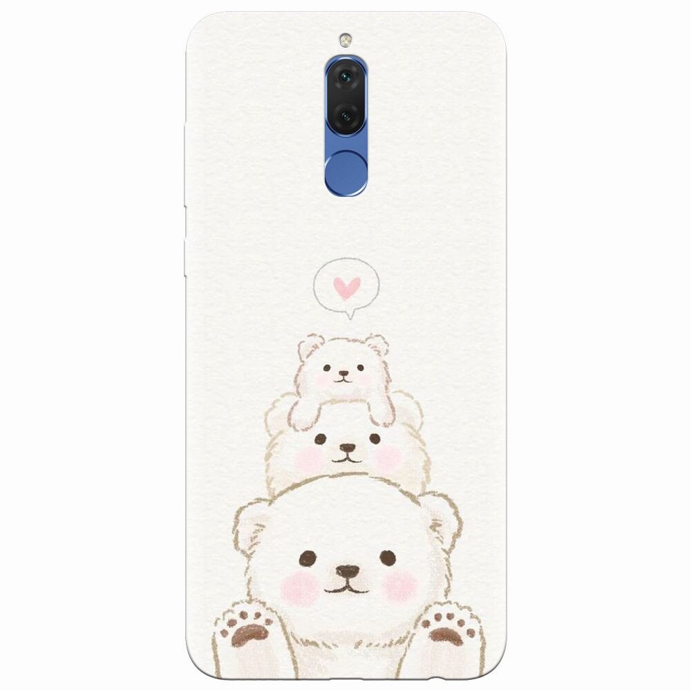 Husa silicon pentru Huawei Mate 10 Lite, Family Bear