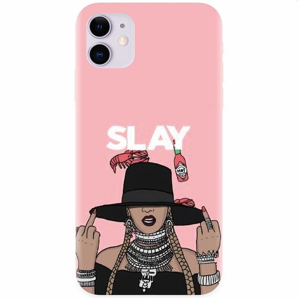 Husa silicon pentru Apple Iphone 11, Slay
