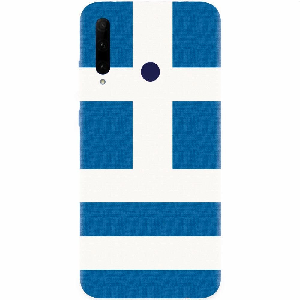 Husa silicon pentru Honor 20 Lite, Greece Flag