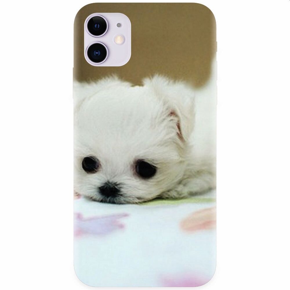 Husa silicon pentru Apple Iphone 11, Puppies 001