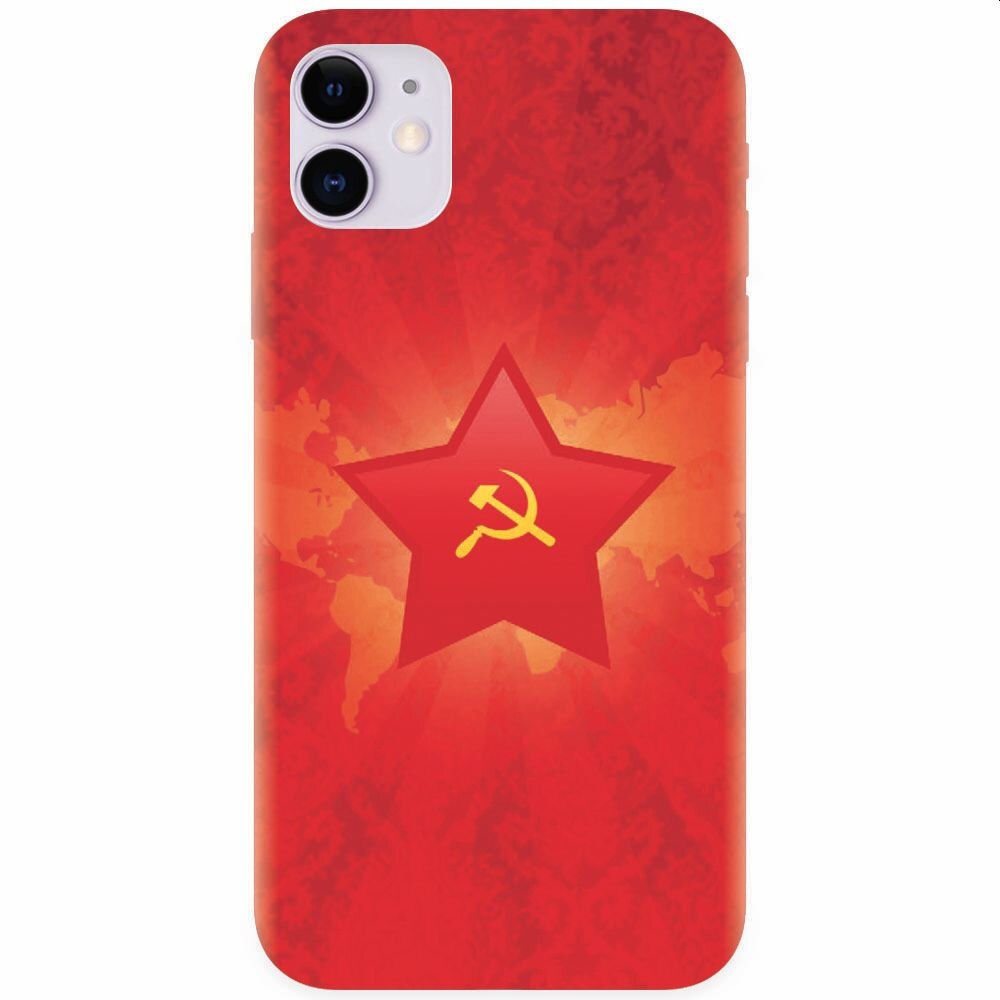 Husa silicon pentru Apple Iphone 11, Soviet Union