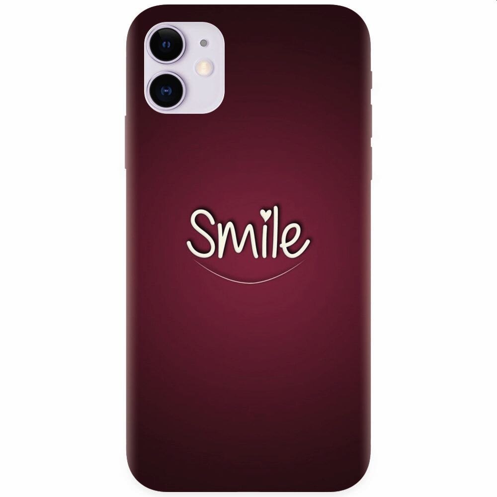 Husa silicon pentru Apple Iphone 11, Smile Love
