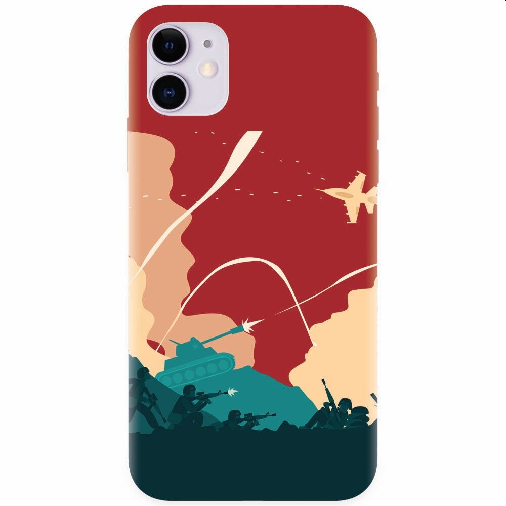 Husa silicon pentru Apple Iphone 11, War