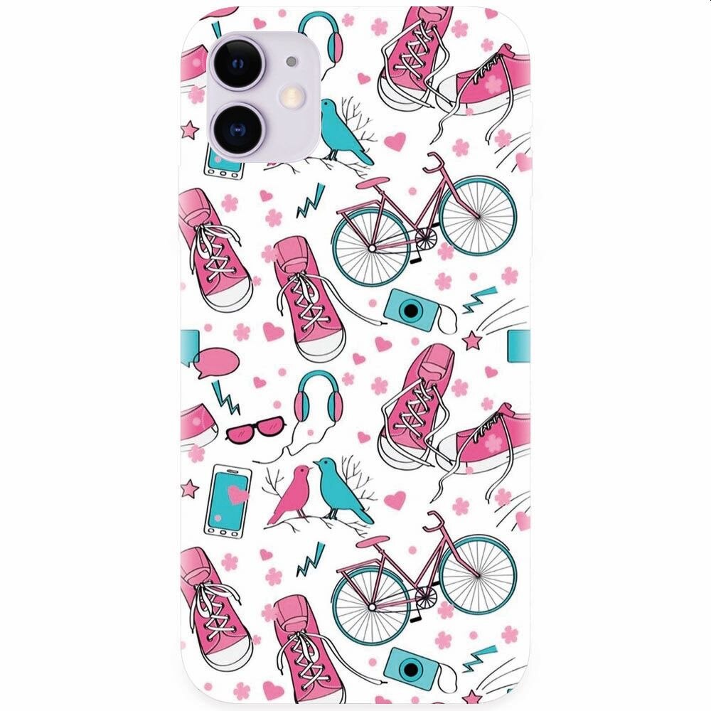 Husa silicon pentru Apple Iphone 11, Travel