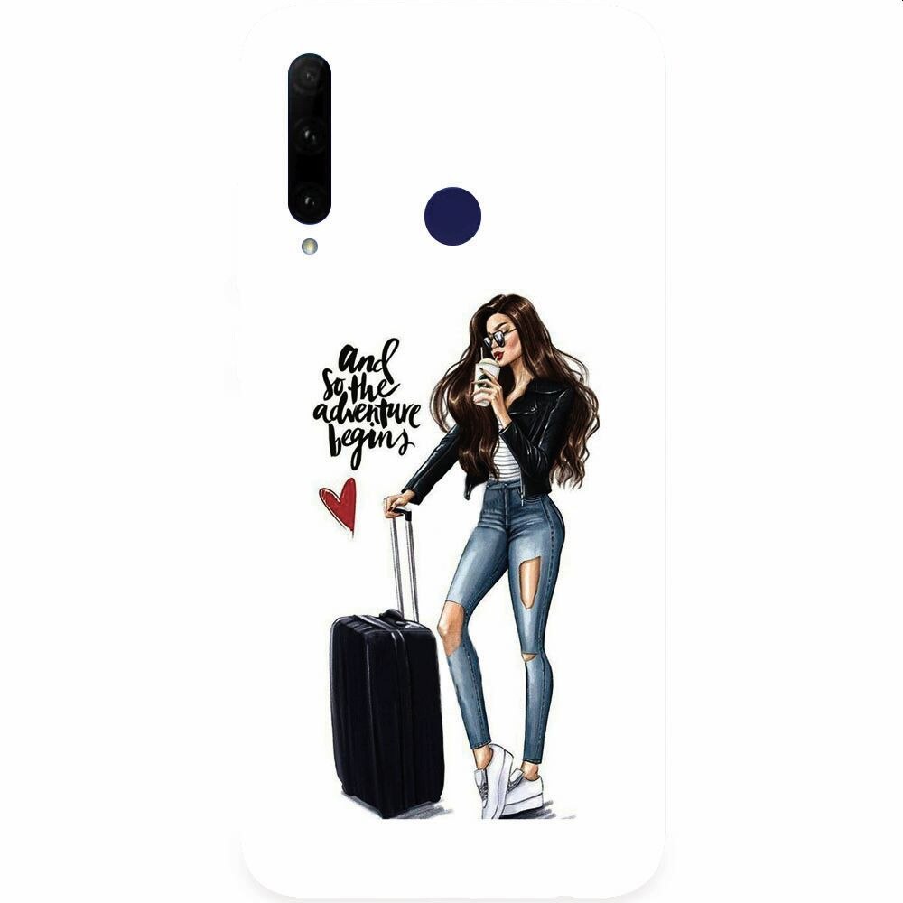 Husa silicon pentru Honor 20 Lite, And So The Adventure Begins