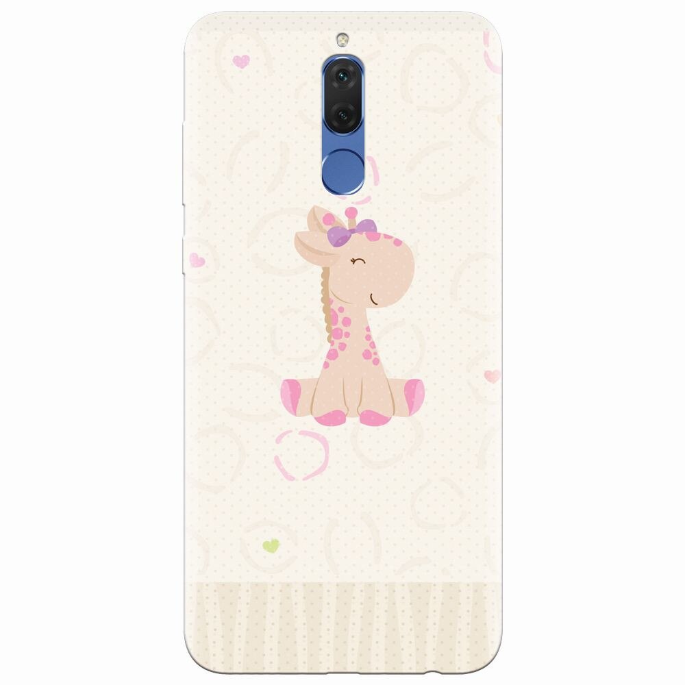 Husa silicon pentru Huawei Mate 10 Lite, Giraffe Cute