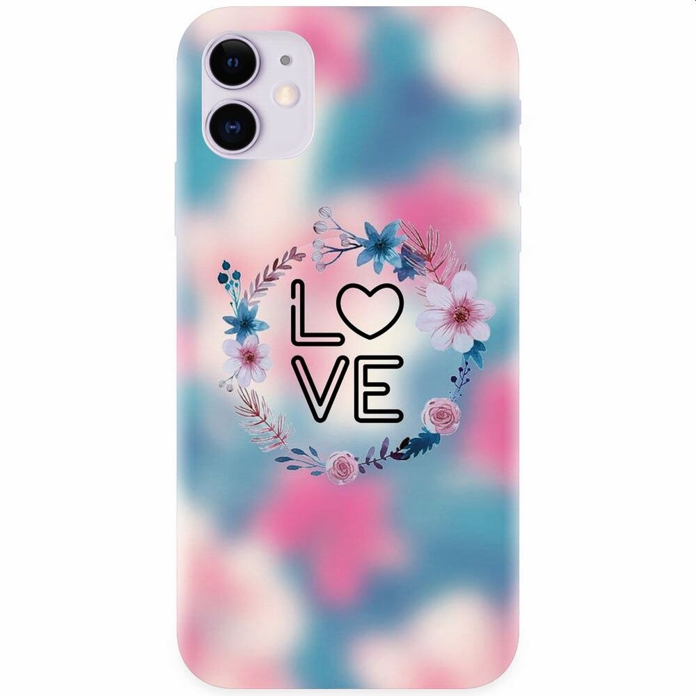Husa silicon pentru Apple Iphone 11, Love 001