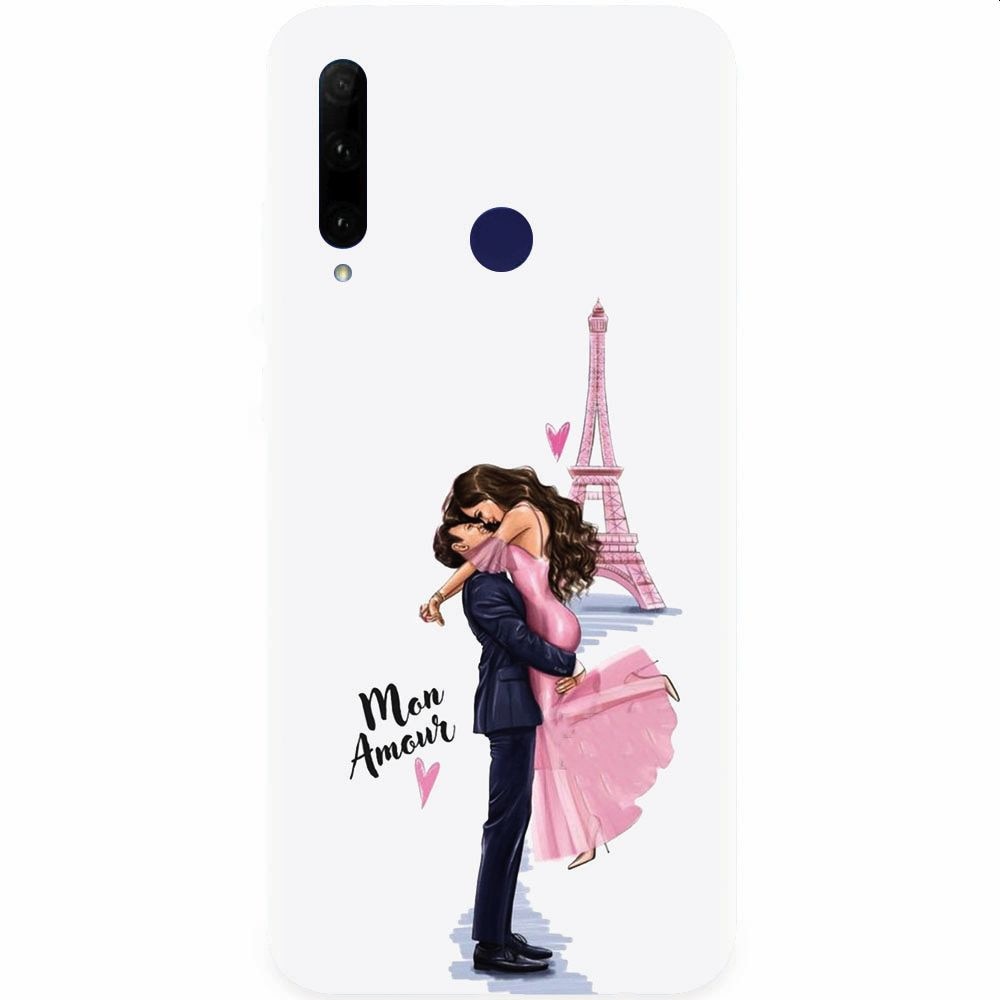 Husa silicon pentru Honor 20 Lite, Paris Love Mon Amour