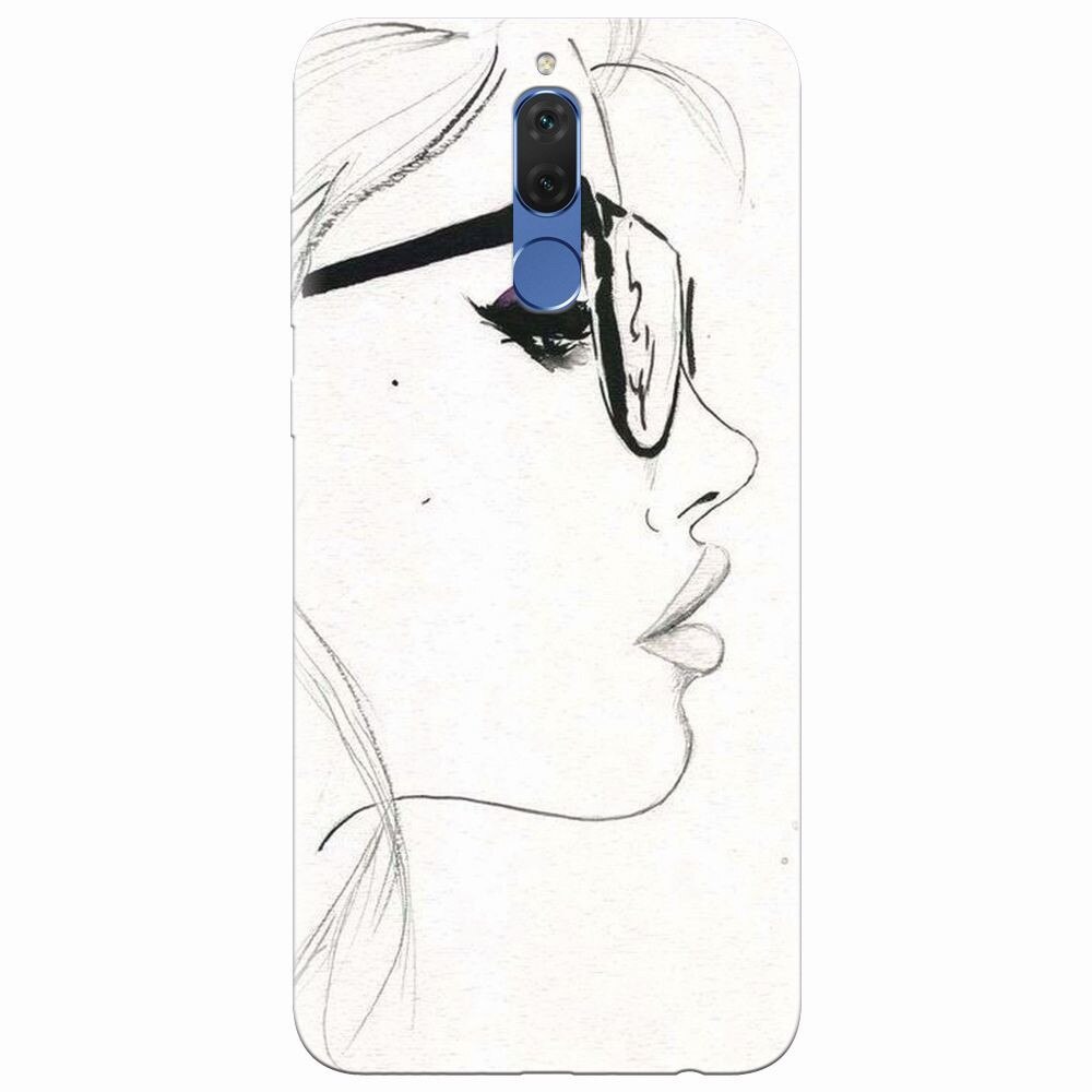 Husa silicon pentru Huawei Mate 10 Lite, Girl Face