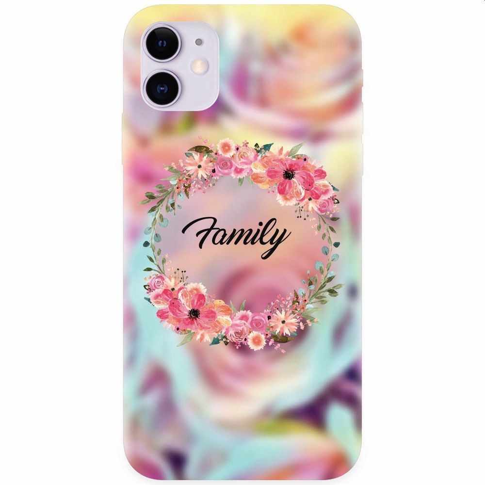 Husa silicon pentru Apple Iphone 11, Family