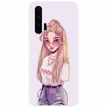 Husa silicon pentru Honor 20 Pro, Girl Look Husa silicon pentru Honor 20 Pro, Girl Look