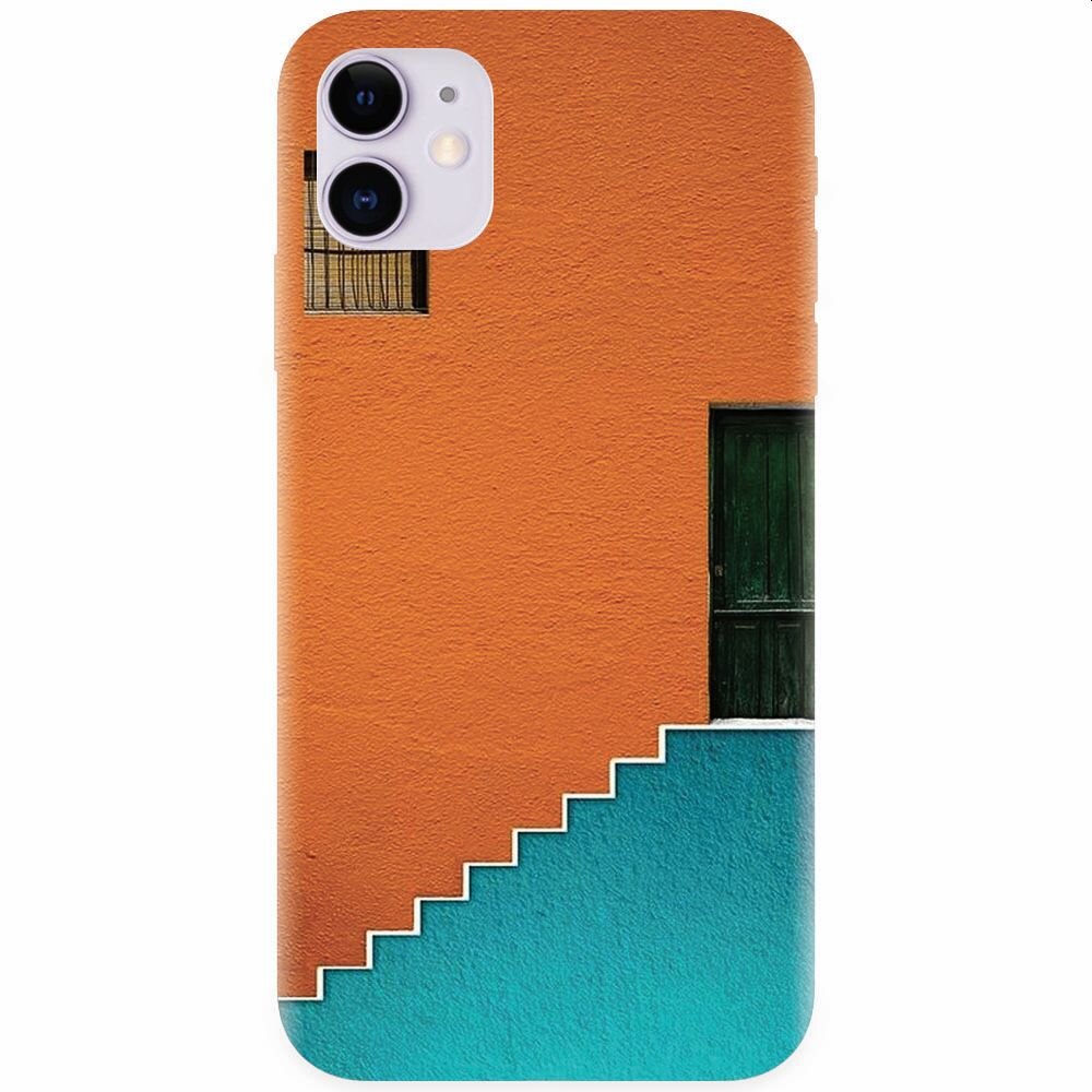 Husa silicon pentru Apple Iphone 11, Stairs