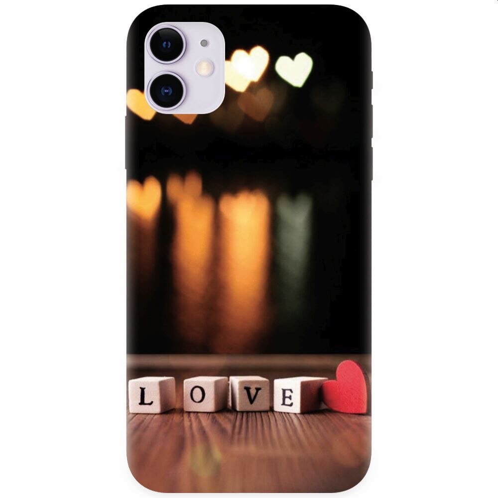 Husa silicon pentru Apple Iphone 11, Love 003