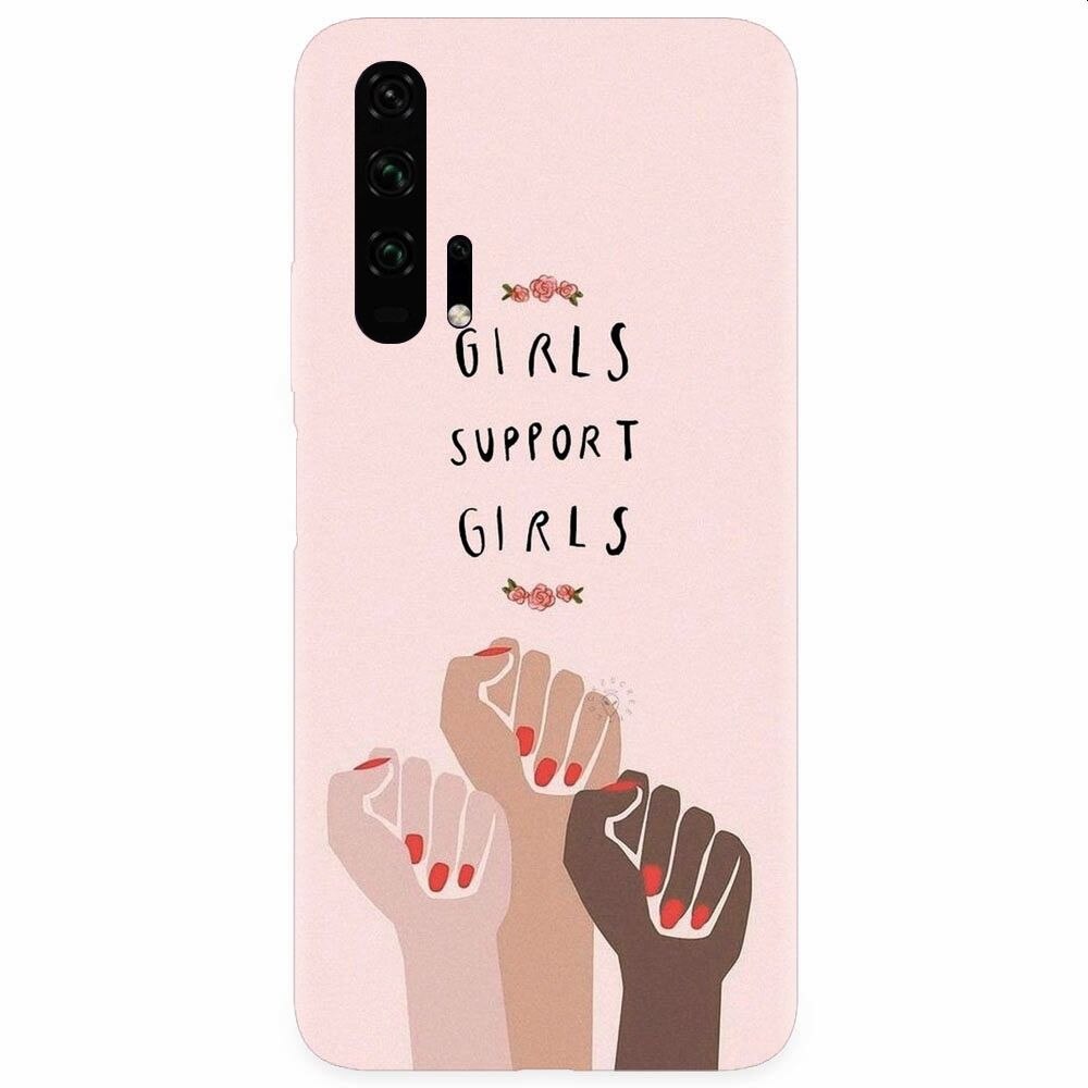 Husa silicon pentru Honor 20 Pro, Girls Supportgirls