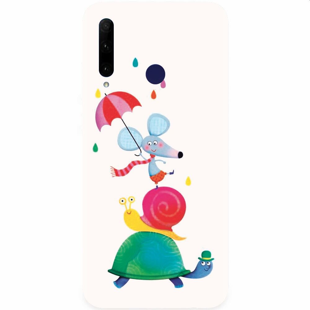 Husa silicon pentru Honor 20 Lite, Happy Animals