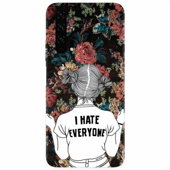 Husa silicon pentru Honor 20 Pro, I Hate Everyone Husa silicon pentru Honor 20 Pro, I Hate Everyone
