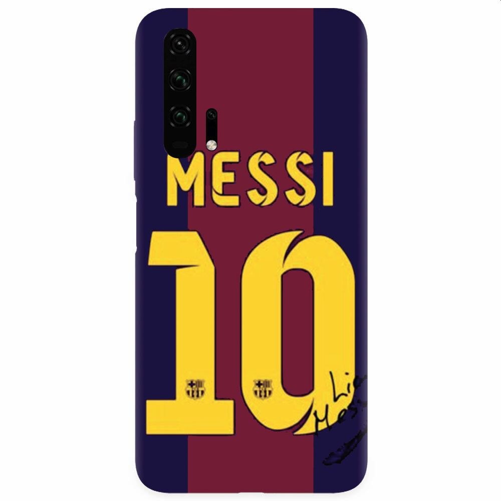 Husa silicon pentru Honor 20 Pro, Messi 0