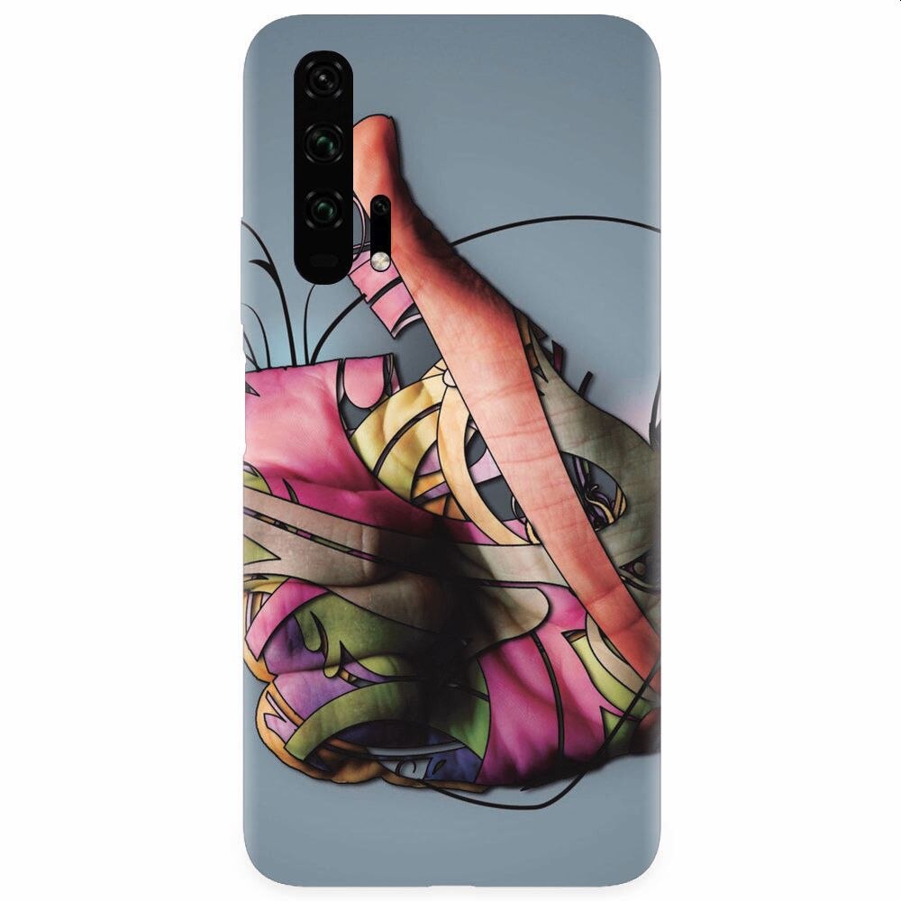 Husa silicon pentru Honor 20 Pro, Beautiful Hand Art