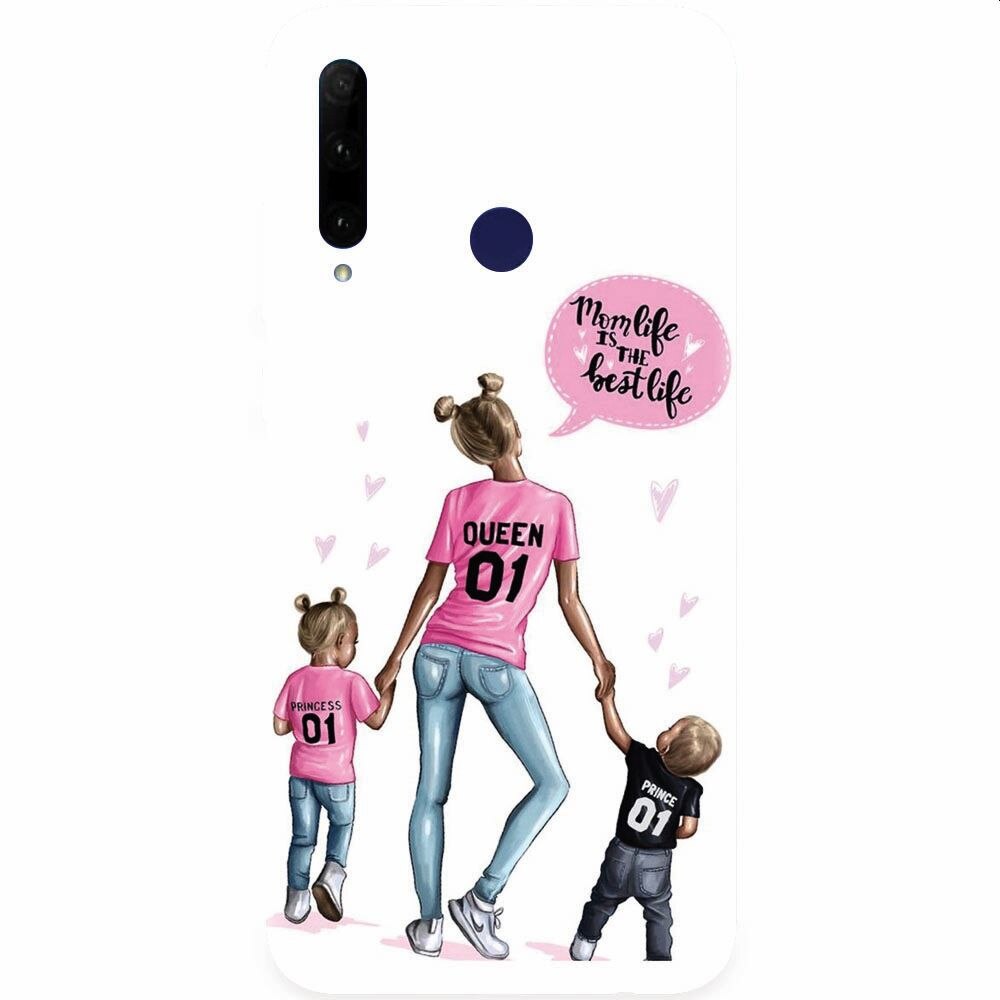 Husa silicon pentru Honor 20 Lite, Mom Life