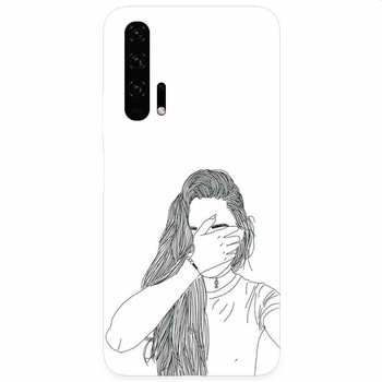 Husa silicon pentru Honor 20 Pro, Dont Look Husa silicon pentru Honor 20 Pro, Dont Look