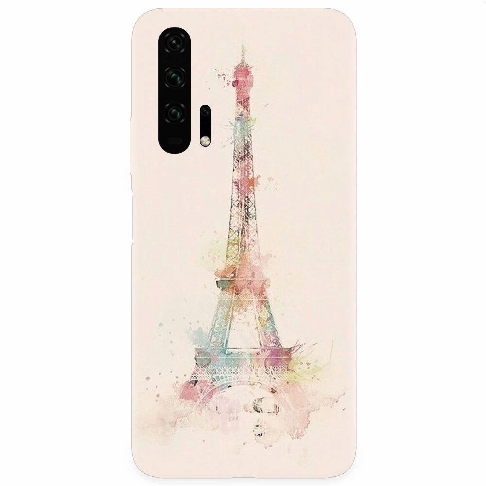 Husa silicon pentru Honor 20 Pro, Eiffel Tower 001