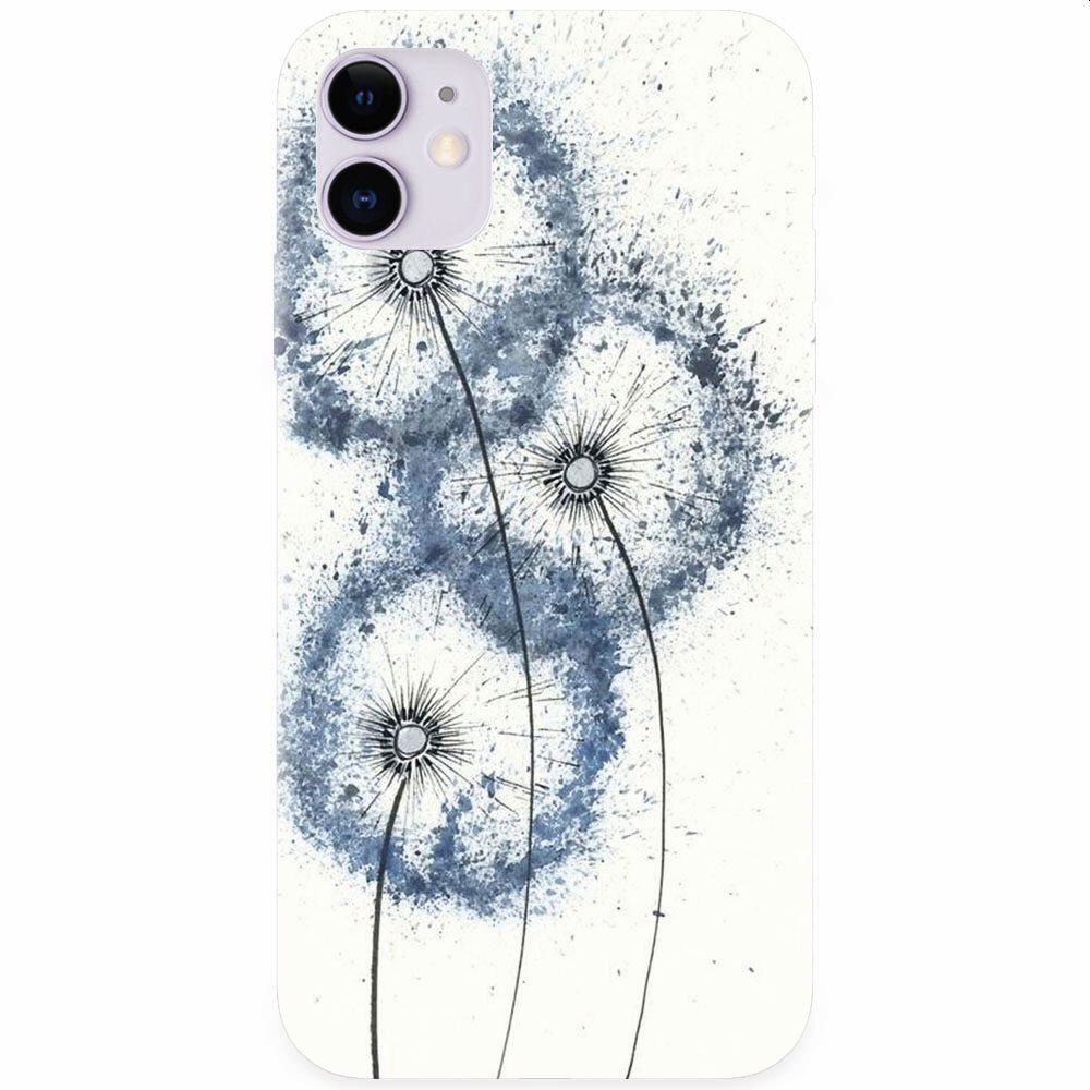 Husa silicon pentru Apple Iphone 11, Dandelion