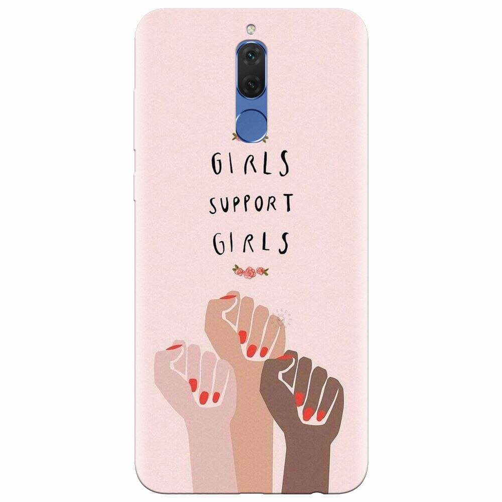 Husa silicon pentru Huawei Mate 10 Lite, Girls Supportgirls
