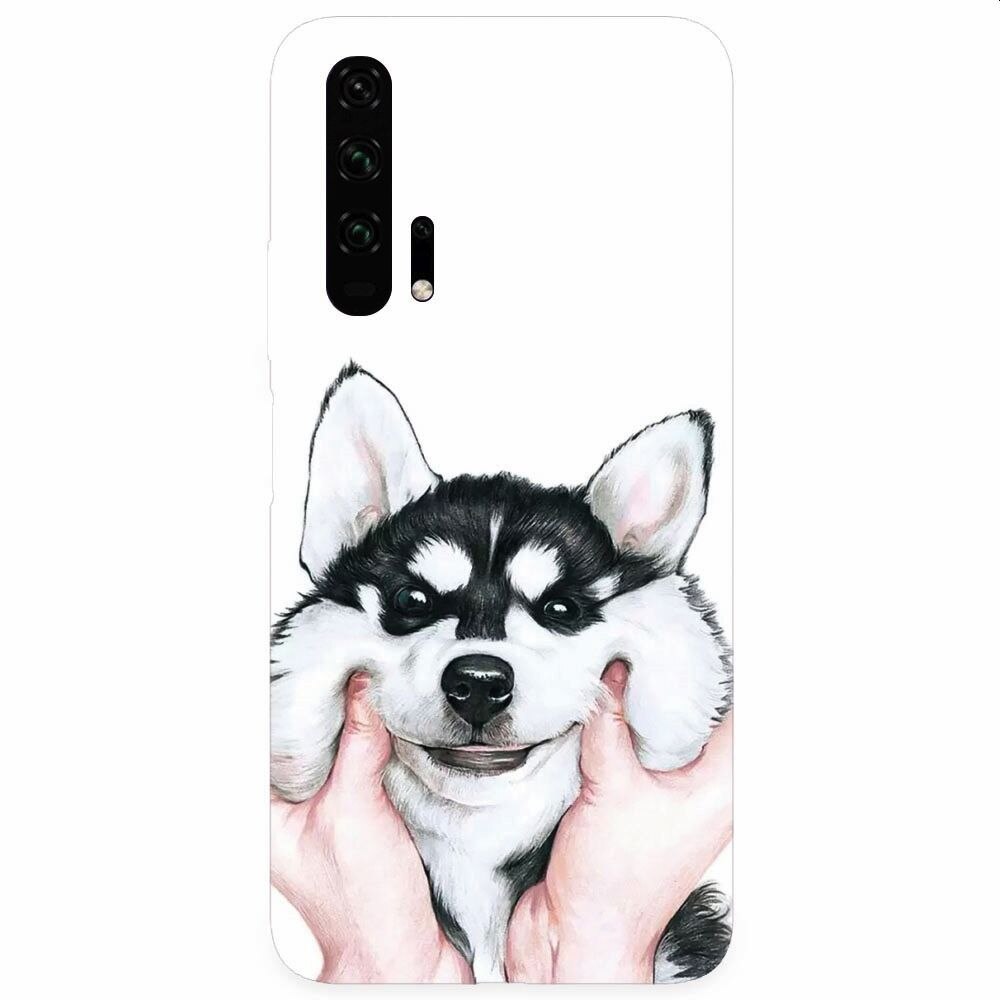 Husa silicon pentru Honor 20 Pro, Cute Dog 1