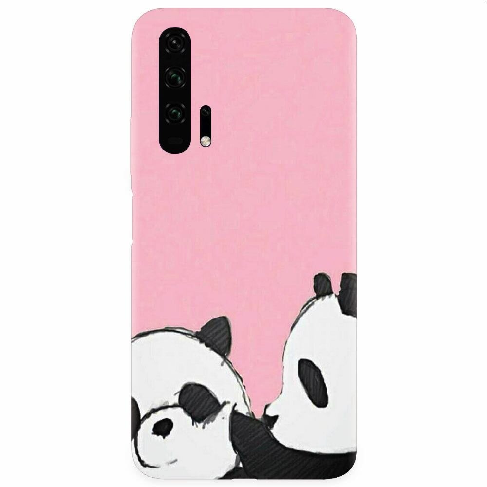 Husa silicon pentru Honor 20 Pro, Panda