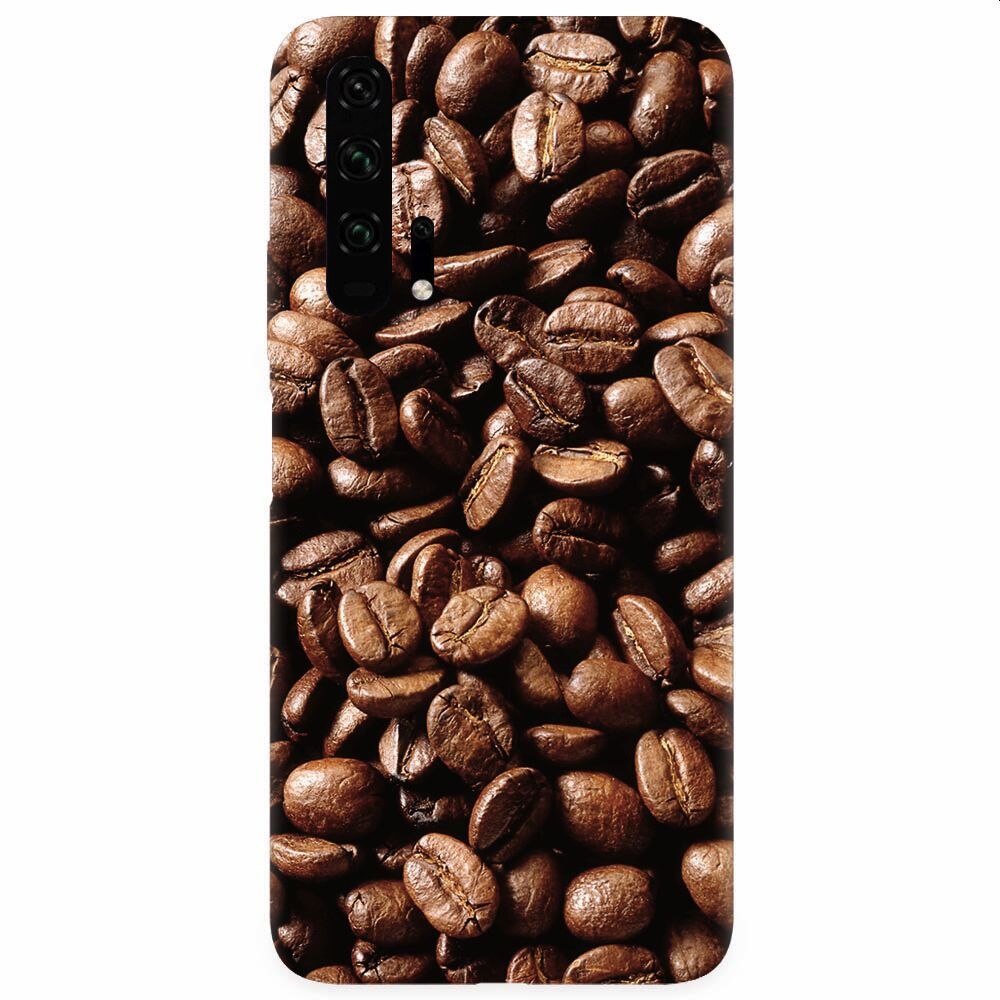 Husa silicon pentru Honor 20 Pro, Coffee Beans